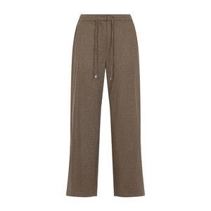 Max Mara Mink Brown Virgin Wool Livio Cropped Pants - NWT